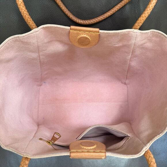 Louis Vuitton Damier Azur Propriano braided handles alcantara lining purse bag - Picture 5 of 16